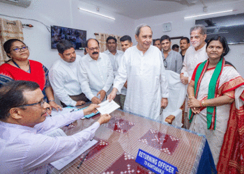 କଣ୍ଟାବାଞ୍ଜି ବିଧାନସଭା ପାଇଁ ନାମାଙ୍କନ ଦାଖଲ କଲେ ମୁଖ୍ୟମନ୍ତ୍ରୀ ନବୀନ ପଟ୍ଟନାୟକ