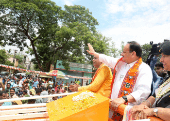 ଭୁବନେଶ୍ବରରେ ନଡ୍ଡାଙ୍କ ରୋଡ୍ ସୋ