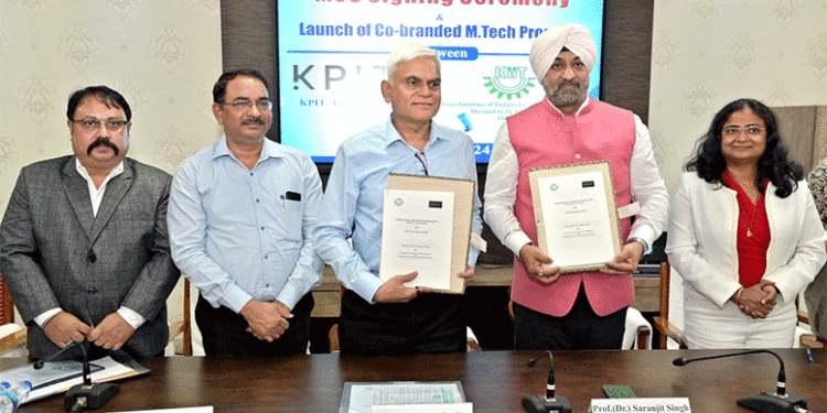 କୋ-ବ୍ରାଣ୍ଡେଡ୍‍ ଏମ୍‍-ଟେକ୍‍ ପ୍ରୋଗ୍ରାମ ପାଇଁ କିଟ୍‍ ଓ କେପିଆଇଟି ଟେକ୍ନୋଲୋଜି ମଧ୍ୟରେ ବୁଝାମଣା