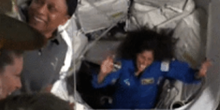 ମହାକାଶରେ ନାଚିଲେ ସୁନୀତା, ଭିଡ଼ିଓ ଭାଇରାଲ