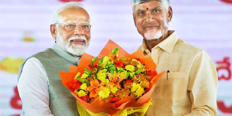 ଆନ୍ଧ୍ରପ୍ରଦେଶର ମୁଖ୍ୟମନ୍ତ୍ରୀ ଭାବେ ଶପଥ ନେଲେ ଚନ୍ଦ୍ରବାବୁ ନାଇଡୁ