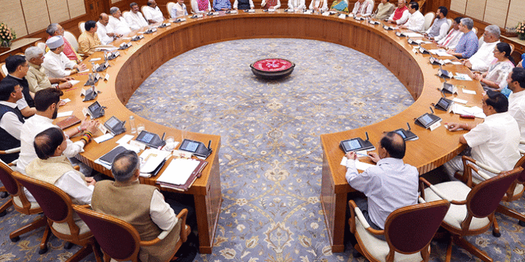 ମୋଦୀଙ୍କ ନୂତନ କ୍ୟାବିନେଟର ପ୍ରଥମ ବୈଠକ