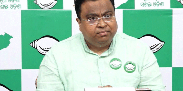 ଓଡ଼ିଶାରେ ସରକାର ଗଠନ ପାଇଁ ଦିବାସ୍ବପ୍ନ ଦେଖୁଛି ବିଜେପି: ସସ୍ମିତ ପାତ୍ର