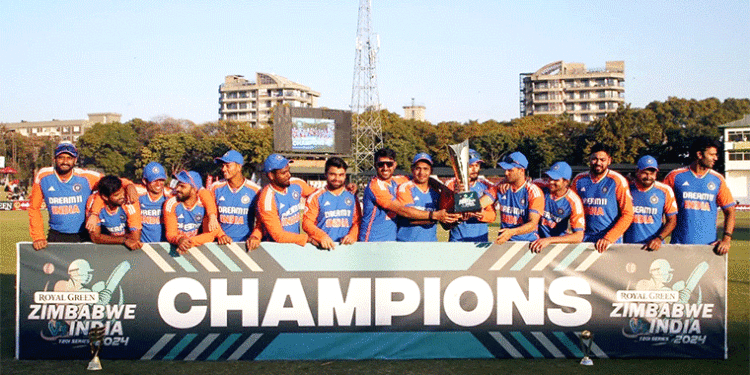 ଜିମ୍ବାଓ୍ବେକୁ ୪୨ ରନରେ ହରାଇ ୪-୧ରେ ଟିମ ଇଣ୍ଡିଆର ସିରିଜ ବିଜୟ