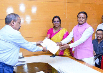 ପ୍ରାର୍ଥୀପତ୍ର ଦାଖଲ କଲେ ବିଜେପିର ରାଜ୍ୟସଭା ପ୍ରାର୍ଥୀ ମମତା ମହାନ୍ତ