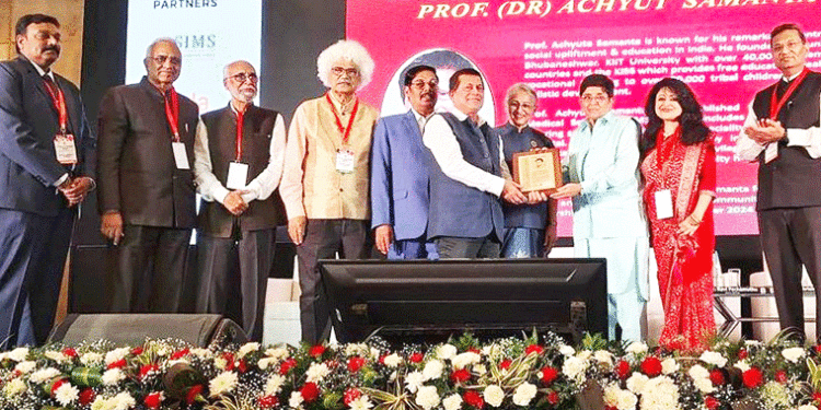 ସ୍ୱାସ୍ଥ୍ୟକ୍ଷେତ୍ରରେ ଉଲ୍ଲେଖନୀୟ ଅବଦାନ: ଅଚ୍ୟୁତ ସାମନ୍ତ ଜାତୀୟସ୍ତରରେ ସମ୍ମାନୀତ