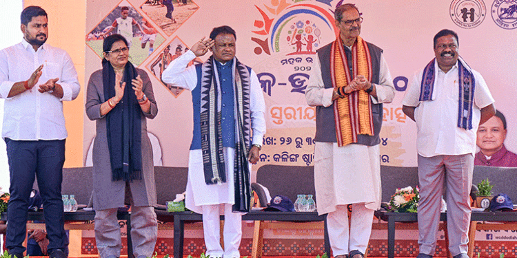 ରାଜ୍ୟସ୍ତରୀୟ କ୍ରୀଡା ମହୋତ୍ସବ ‘ଉତ୍ସାହ’ ଉଦ୍‌ଘାଟିତ