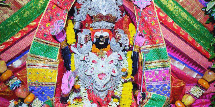 ପଂଚମ ଦିବସରେ ଜଗଦ୍ଧାତ୍ରୀ ବେଶରେ ପୂଜା ପାଇଲେ ମା’ ଭଦ୍ରକାଳୀ