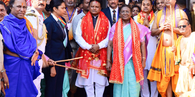 ଶ୍ରୀଜୀଉଙ୍କ ଦର୍ଶନ କଲେ ରାଷ୍ଟ୍ରପତି