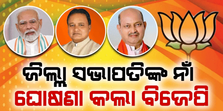 ବିଭିନ୍ନ ଜିଲ୍ଲା ପାଇଁ ସଭାପତି ଘୋଷଣା କଲା ବିଜେପି