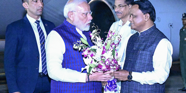 ଓଡ଼ିଶାରେ ପହଞ୍ଚିଲେ ପ୍ରଧାନମନ୍ତ୍ରୀ ମୋଦି; କାଲି ପ୍ରବାସୀ ଭାରତୀୟ ସମ୍ମିଳନୀକୁ କରିବେ ଉଦଘାଟନ