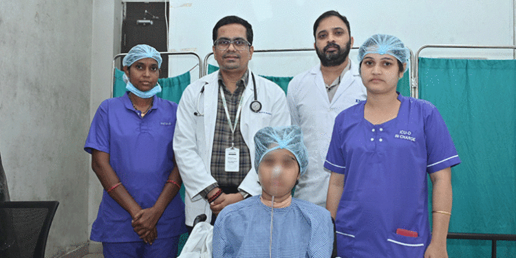 କିମସରେ ଅତି ବିରଳ ସ୍ନାୟୁ ରୋଗ ‘ନୋଡୋପାଥି’ର ସଫଳ ଚିକିତ୍ସା