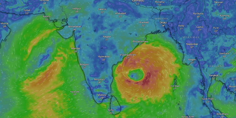 ମାଡି ଆସୁଛି ବାତ୍ୟା! ୭ ଜିଲାକୁ ଓ୍ବାର୍ନିଂ