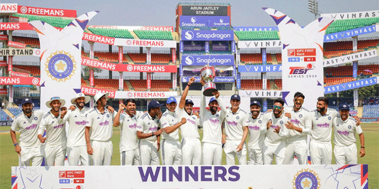 ଭାରତର ଐତିହାସିକ ବିଜୟ: ୱେଷ୍ଟଇଣ୍ଡିଜ୍‌ ୭ ଉଇକେଟ୍‌ରେ ପରାସ୍ତ