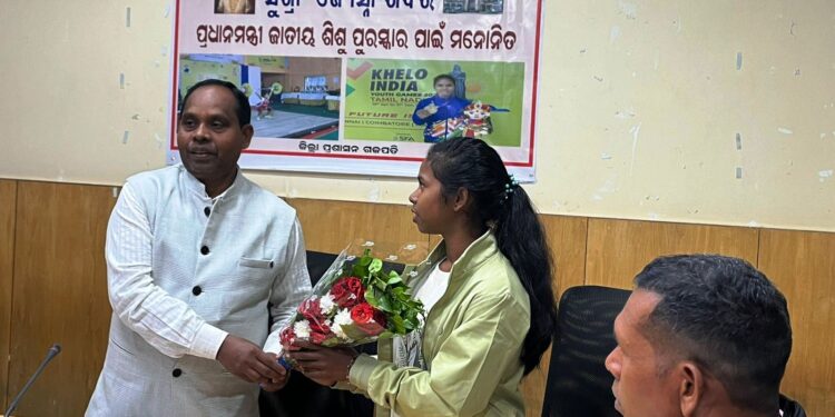 ପ୍ରଧାନମନ୍ତ୍ରୀ ଜାତୀୟ ଶିଶୁ ପୁରସ୍କାର ପାଇଁ ଜ୍ୟୋସ୍ନା ଶବର ମନୋନୀତ