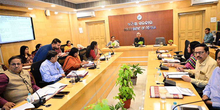 ମୁଖ୍ୟ ଶାସନ ସଚିବଙ୍କ ଅଧ୍ୟକ୍ଷତାରେ ଓଡ଼ିଶା ରାଜ୍ୟ ସ୍ୱାସ୍ଥ୍ୟ ଓ ପରିବାର କଲ୍ୟାଣ ସମିତିର ୨୨ ତମ ପରିଚାଳନା କମିଟି ବୈଠକ ଅନୁଷ୍ଠିତ