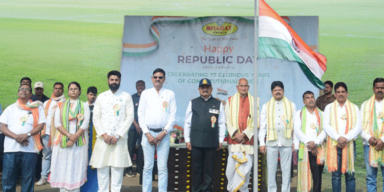 ଭାରତ ମସଲା ପରିସରରେ ୭୭ତମ ଗଣତନ୍ତ୍ର ଦିବସ