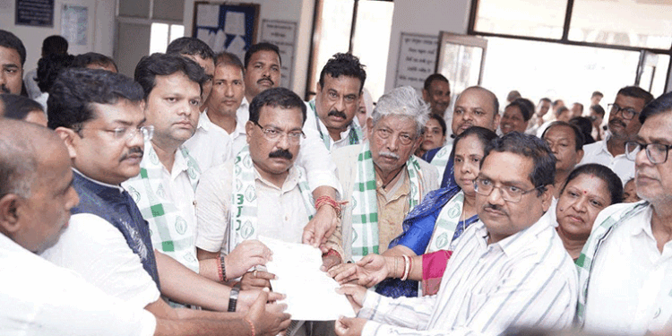 ଭଦ୍ରକରେ ବିଜେଡିର ବିଶାଳ ପ୍ରତିବାଦ ସଭା