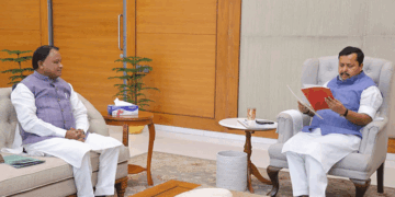 ନୀତିନ ନବୀନଙ୍କୁ ଭେଟିଲେ ମୁଖ୍ୟମନ୍ତ୍ରୀ ମୋହନ ମାଝୀ