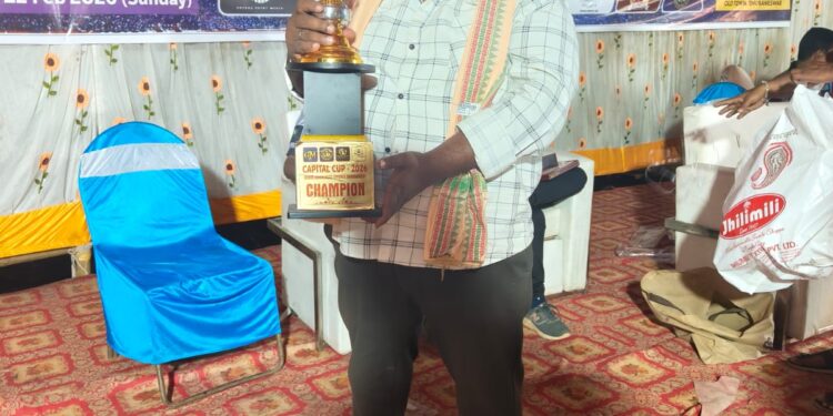 କ୍ୟାପିଟାଲ କପ-୨୦୨୬ର ଚାମ୍ପିଆନ ହେଲା ପ୍ରିଣ୍ଟ ମିଡ଼ିଆ ଟିମ