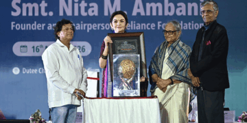 ନିତା ଅମ୍ବାନୀଙ୍କୁ ସମ୍ମାନଜନକ କିସ୍‍ ହ୍ୟୁମାନିଟାରିଆନ୍‍ ସମ୍ମାନ-୨୦୨୫