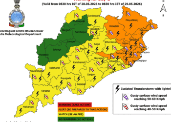 ଜୁନ୍ ୨ ଯାଏଁ ହିଟୱେଭ୍ ଆଲର୍ଟ, ଜଳିବ ପଶ୍ଚିମ ଓଡ଼ିଶା