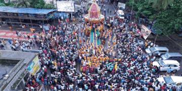 ପାରାଦୀପ ରଥଯାତ୍ରାରେ ଅଘଟଣ, ଦଧିନଉତି ଖସି ଦୁଇ ଜଣ ଗୁରୁତର।