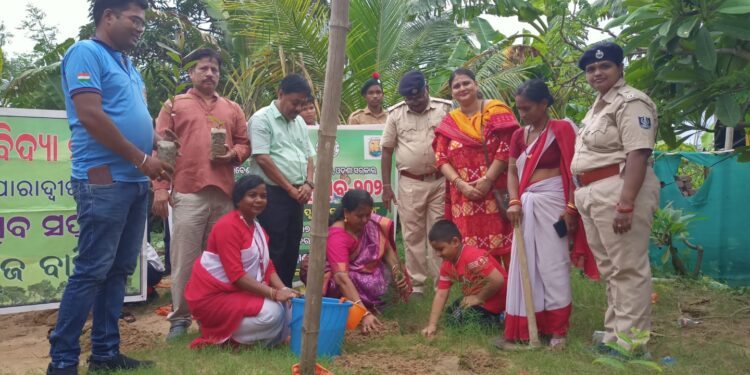 ଗଣପତି ଶିଶୁ ବିଦ୍ୟାମନ୍ଦିର ଛାତ୍ରୀଛାତ୍ରଙ୍କୁ ନେଇ ବନ ମହୋତ୍ସବ କାର୍ଯ୍ୟକ୍ରମ ଅନୁଷ୍ଠିତ।